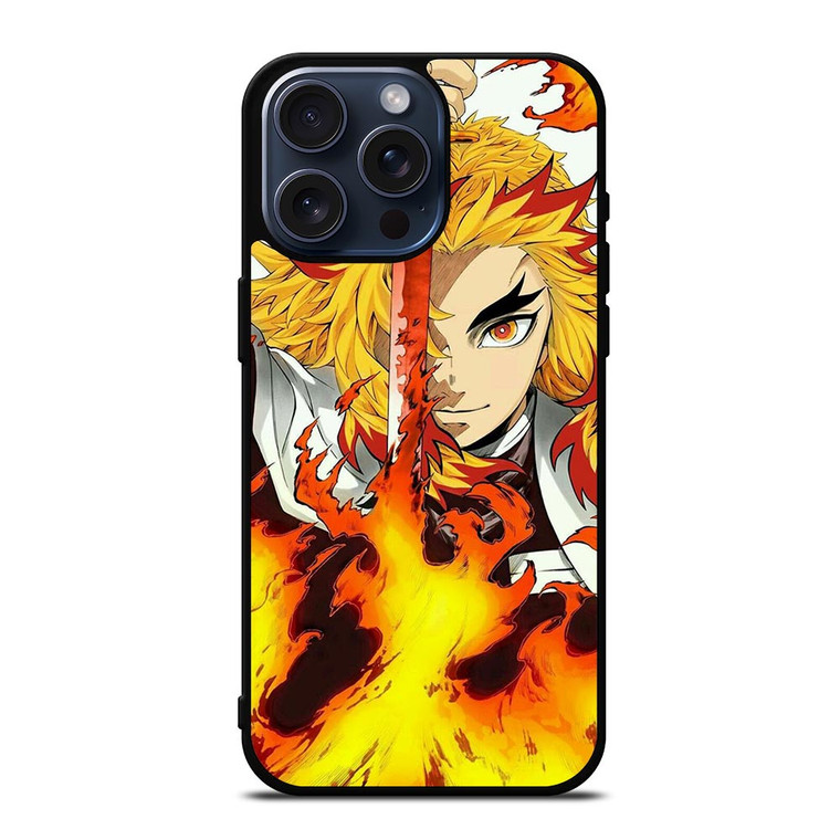 DEMON SLAYER RENGOKU ANIME iPhone 15 Pro Max Case Cover DEMON SLAYER RENGOKU ANIME iPhone 15 Pro Max Case Cover