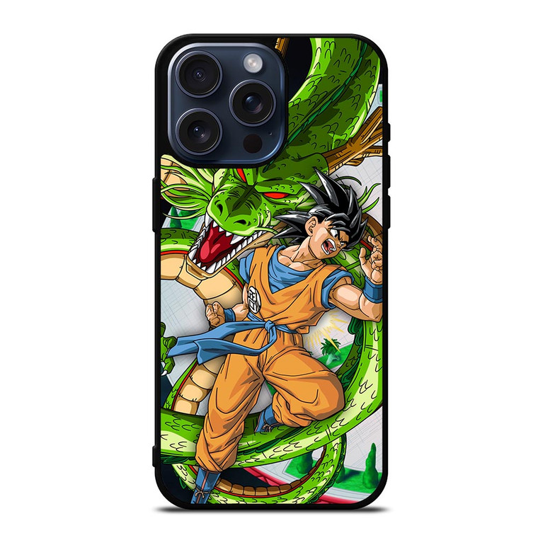 DRAGON BALL Z SON GOKU SHENRON iPhone 15 Pro Max Case Cover