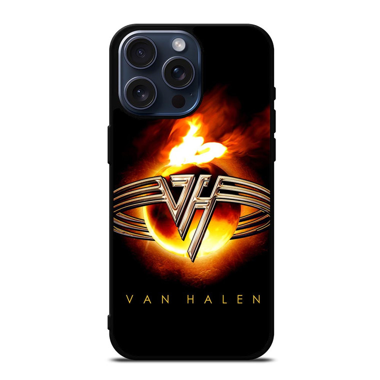 EDDIE VAN HALEN LOGO iPhone 15 Pro Max Case Cover EDDIE VAN HALEN LOGO iPhone 15 Pro Max Case Cover