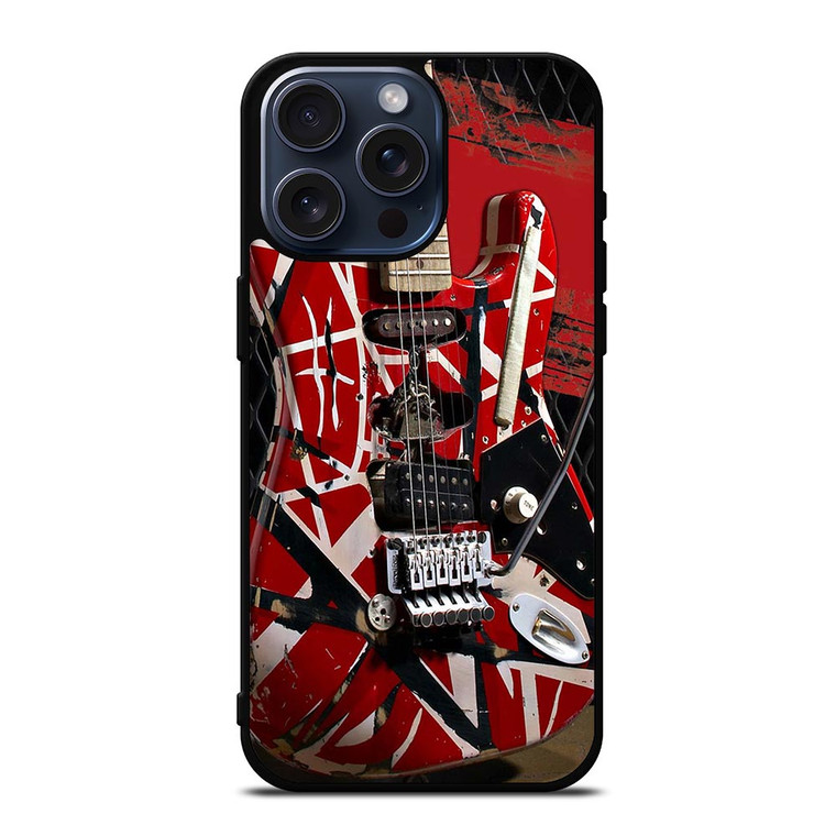 GUITAR EDDIE VAN HALEN iPhone 15 Pro Max Case Cover GUITAR EDDIE VAN HALEN iPhone 15 Pro Max Case Cover