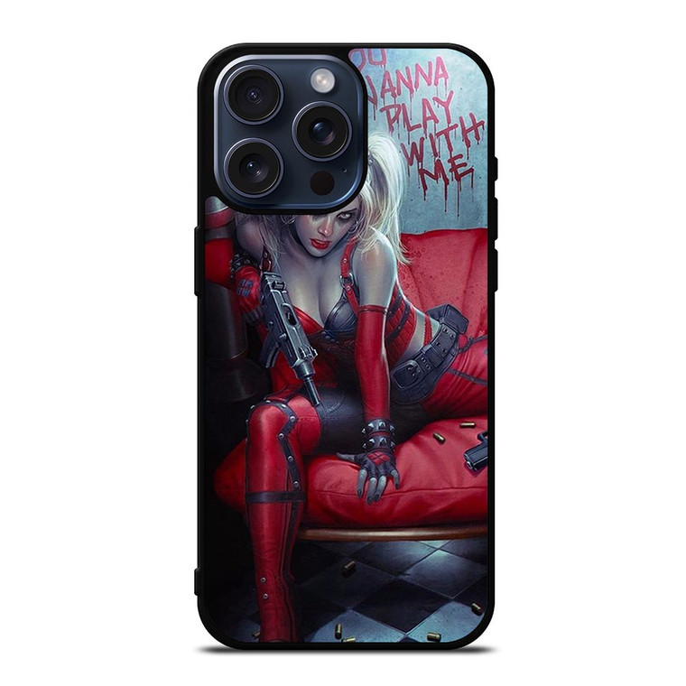 HARLEY QUINN BATMAN iPhone 15 Pro Max Case Cover HARLEY QUINN BATMAN iPhone 15 Pro Max Case Cover
