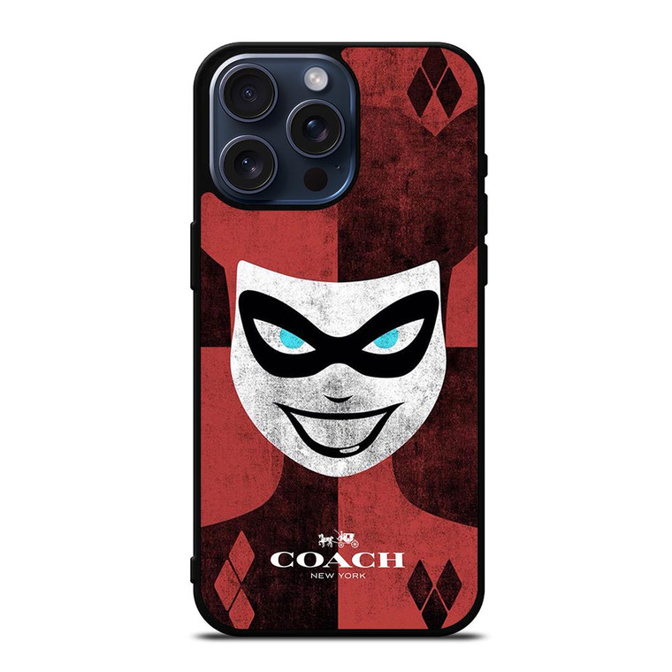 HARLEY QUINN COACH NEW YORK LOGO iPhone 15 Pro Max Case Cover HARLEY QUINN COACH NEW YORK LOGO iPhone 15 Pro Max Case Cover