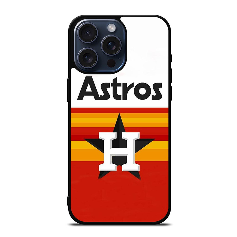 HOUSTON ASTROS MLB ICON iPhone 15 Pro Max Case Cover HOUSTON ASTROS MLB ICON iPhone 15 Pro Max Case Cover