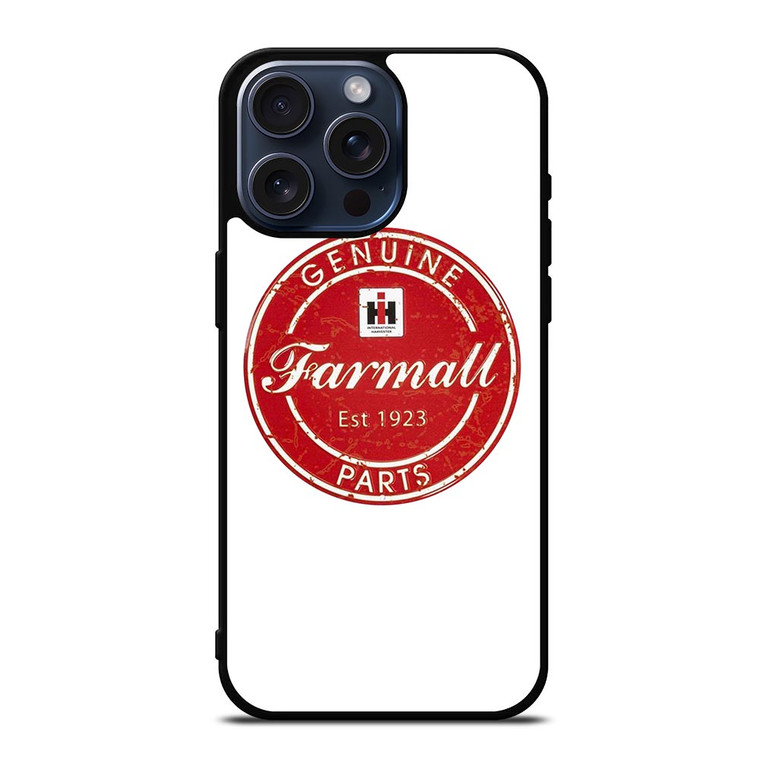 IH INTERNATIONAL HARVESTER FARMALL TRACTOR LOGO PARTS EST 1923 iPhone 15 Pro Max Case Cover
