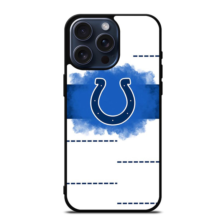 INDIANAPOLIS COLTS LOGO FOOTBALL ICON iPhone 15 Pro Max Case Cover INDIANAPOLIS COLTS LOGO FOOTBALL ICON iPhone 15 Pro Max Case Cover