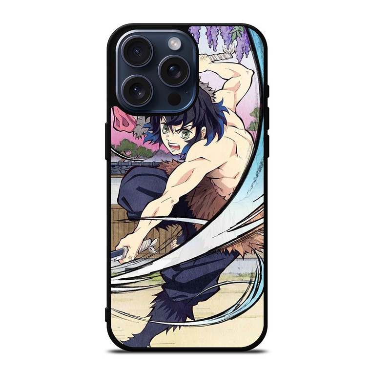 INOSUKE HASHIBIRA DEMON SLAYER iPhone 15 Pro Max Case Cover INOSUKE HASHIBIRA DEMON SLAYER iPhone 15 Pro Max Case Cover