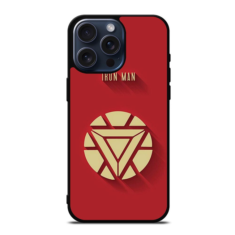 IRON MAN AVENGERS REACTOR LOGO iPhone 15 Pro Max Case Cover IRON MAN AVENGERS REACTOR LOGO iPhone 15 Pro Max Case Cover