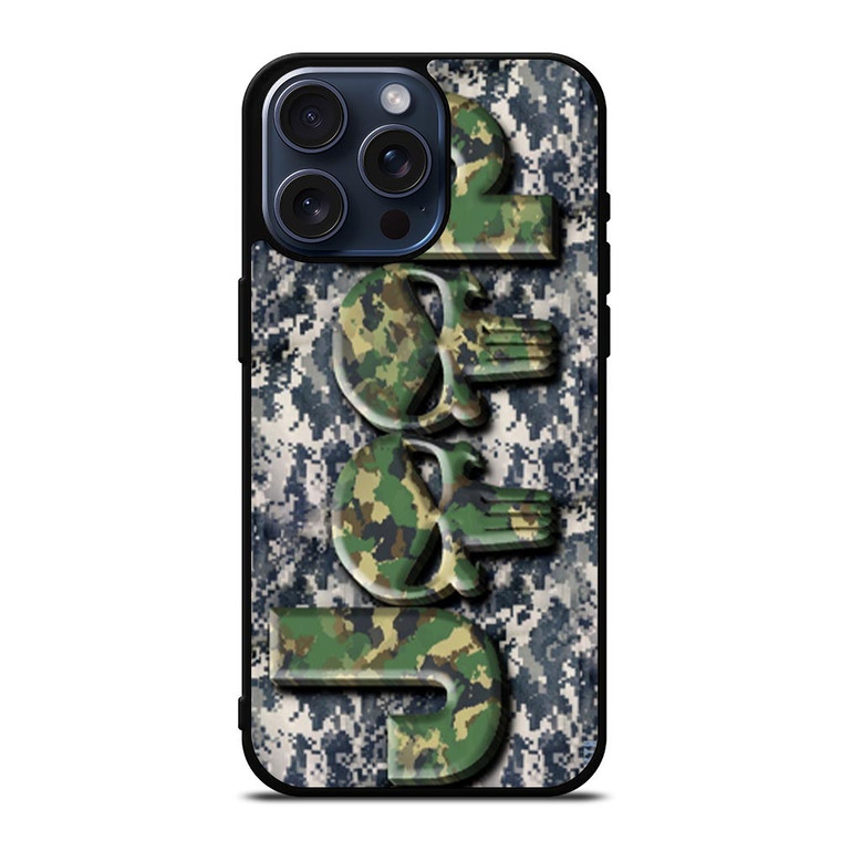 JEEP SKULL CAMO iPhone 15 Pro Max Case Cover