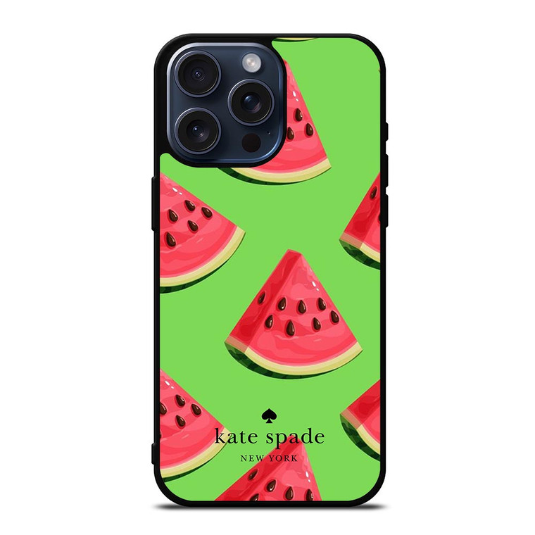 KATE SPADE NEW YORK FASHION LOGO WATER MELON ICON iPhone 15 Pro Max Case Cover