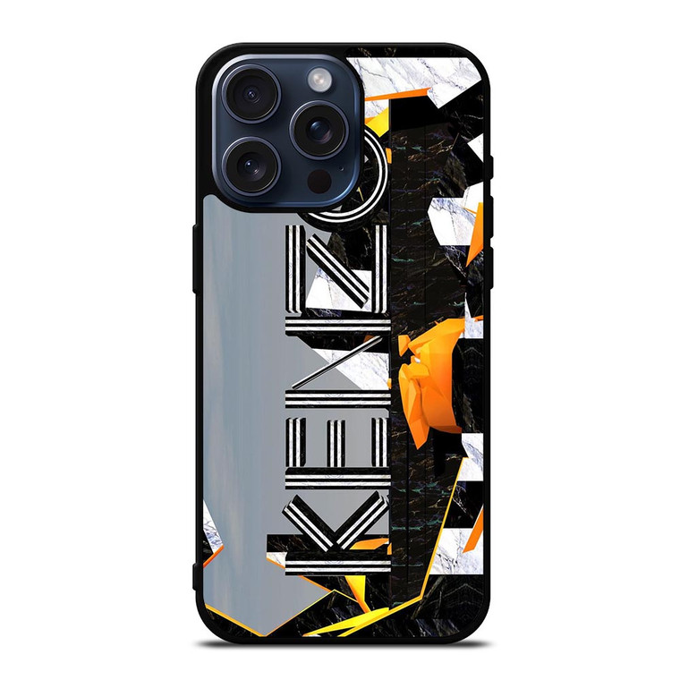 KENZO PARIS 3D LOGO iPhone 15 Pro Max Case Cover