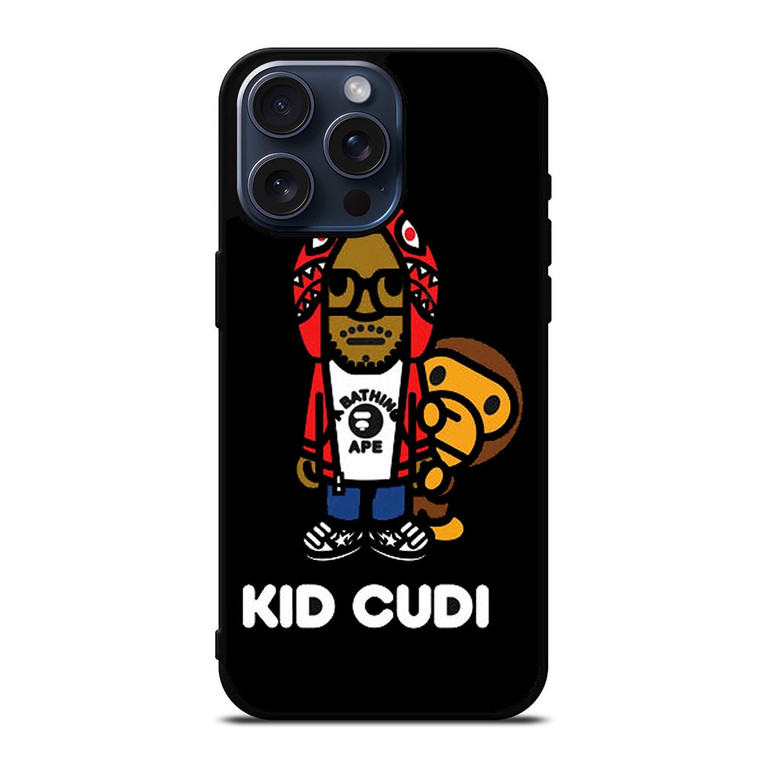 KID CUDI BAPE SHARK iPhone 15 Pro Max Case Cover KID CUDI BAPE SHARK iPhone 15 Pro Max Case Cover