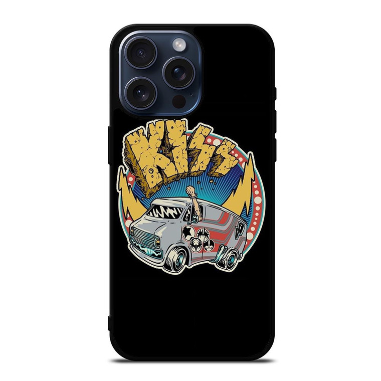 KISS BAND LOGO VAN iPhone 15 Pro Max Case Cover