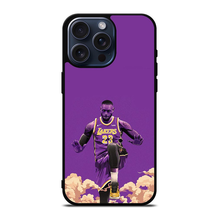 LEBRON JAMES 23 LA LAKERS iPhone 15 Pro Max Case Cover
