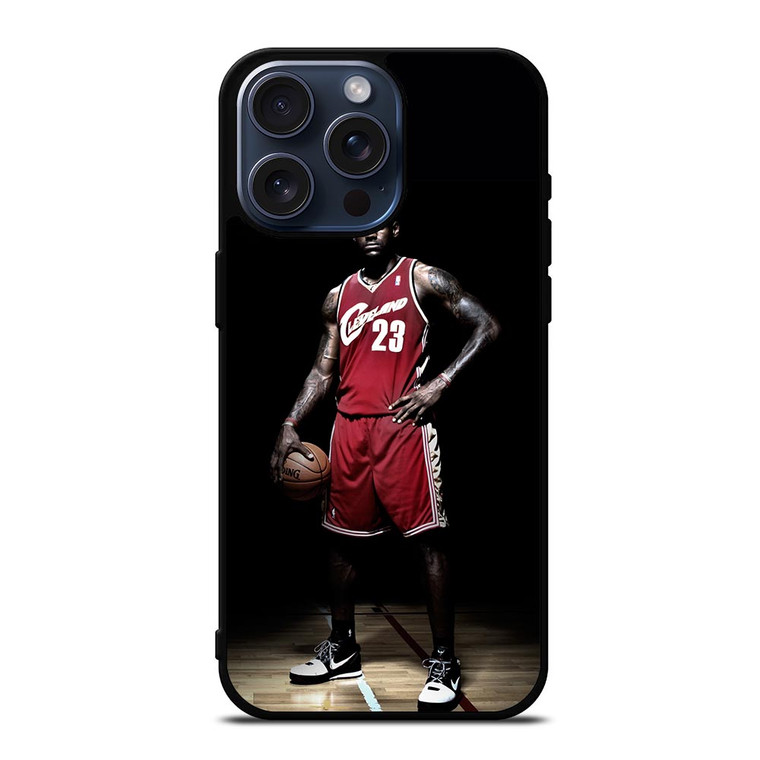 LEBRON JAMES CLEVELAND iPhone 15 Pro Max Case Cover
