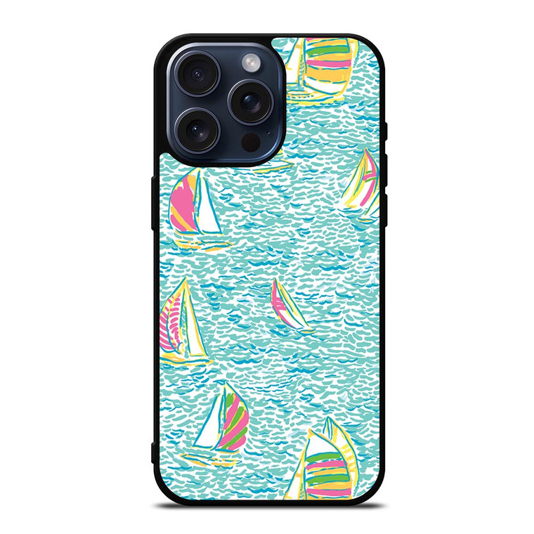 LILLY PULITZER SAILBOAT iPhone 15 Pro Max Case Cover