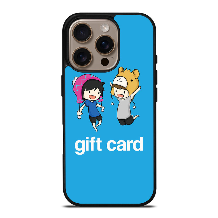 DAN AND PHIL CARTOON iPhone 16 Pro Case Cover