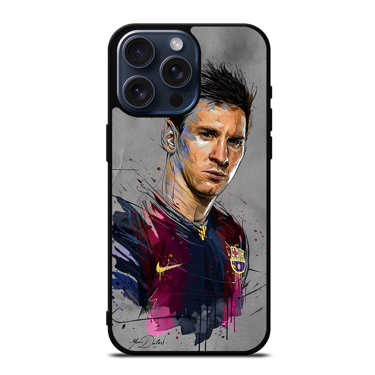 LIONEL MESSI ART iPhone 15 Pro Max Case Cover