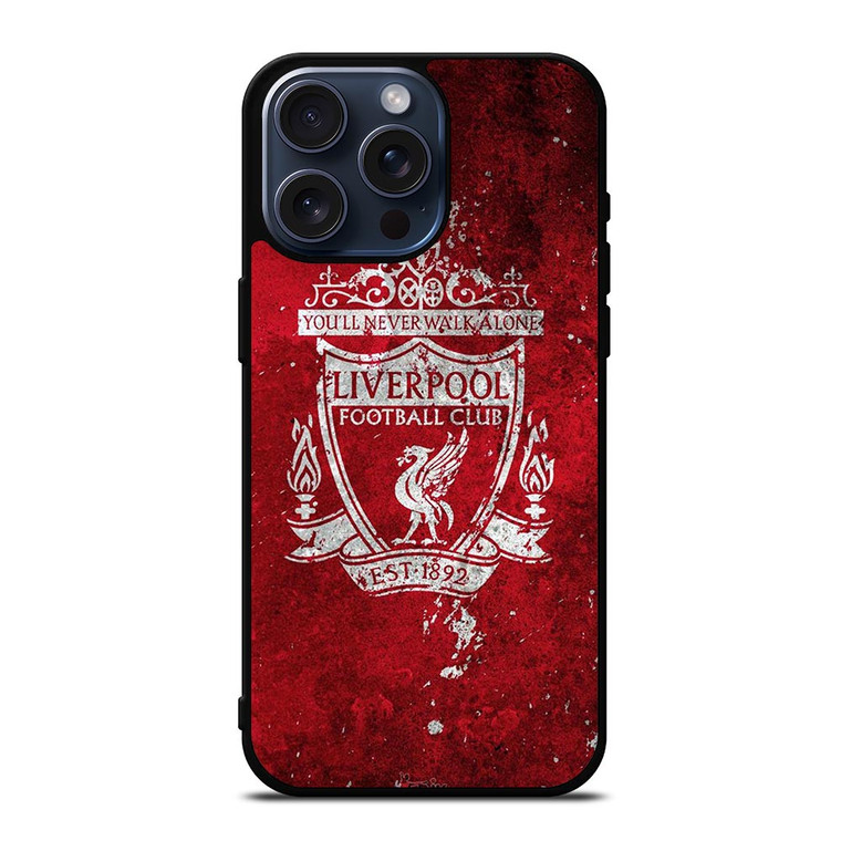 LIVERPOOL FC ENGLAND FOOTBALL CLUB YNWA EST 1982 iPhone 15 Pro Max Case Cover
