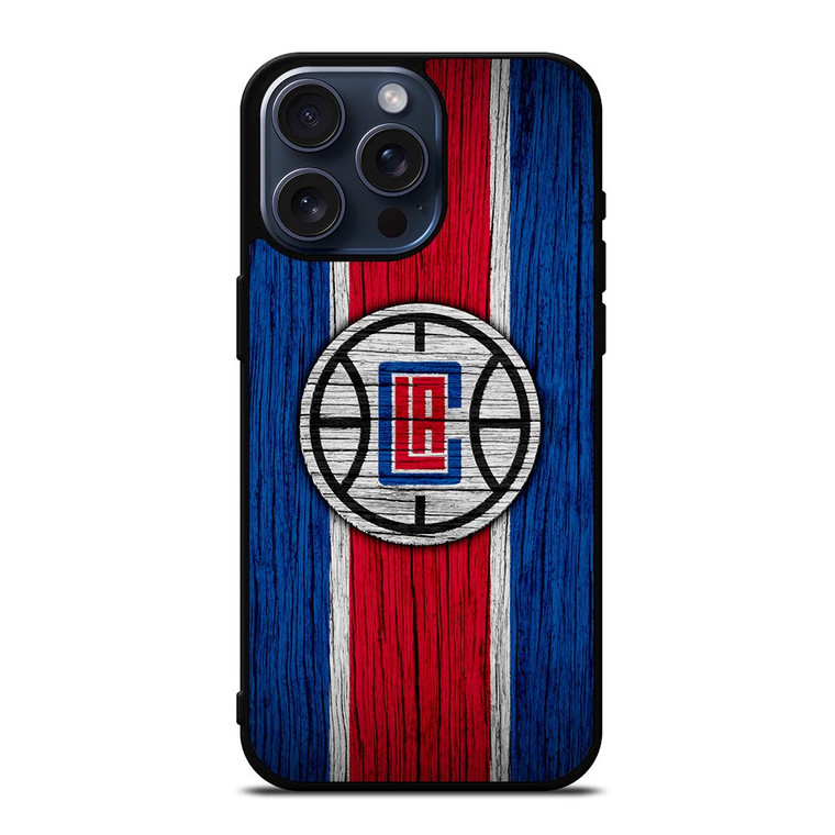 LOS ANGELES CLIPPERS WOOD LOGO iPhone 15 Pro Max Case Cover LOS ANGELES CLIPPERS WOOD LOGO iPhone 15 Pro Max Case Cover