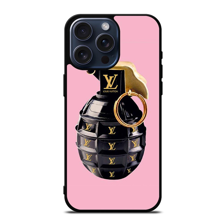 LOUIS VUITTON LV LOGO GRENADE iPhone 15 Pro Max Case Cover