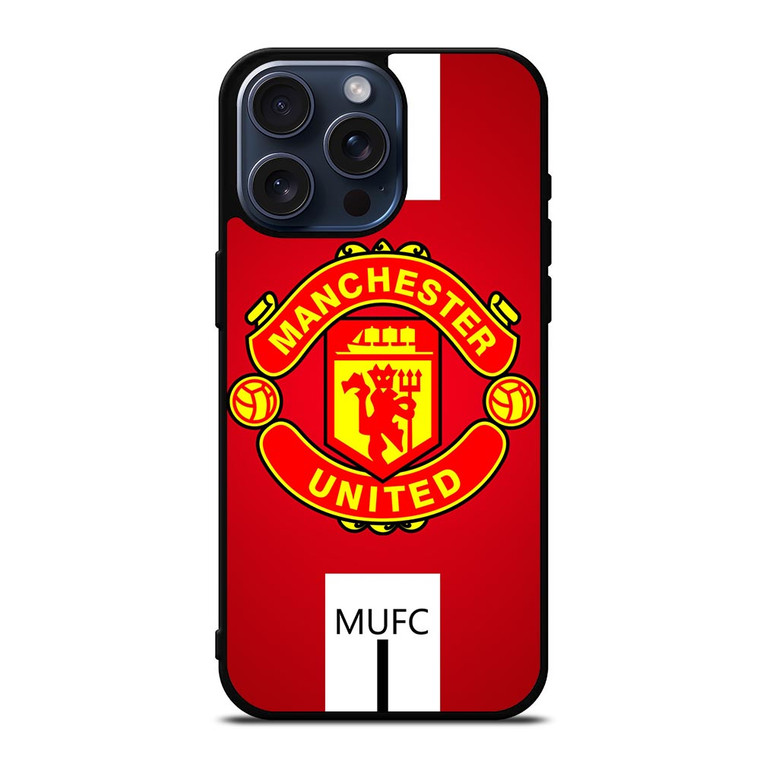 MANCHESTER UNITED RED DEVILS iPhone 15 Pro Max Case Cover