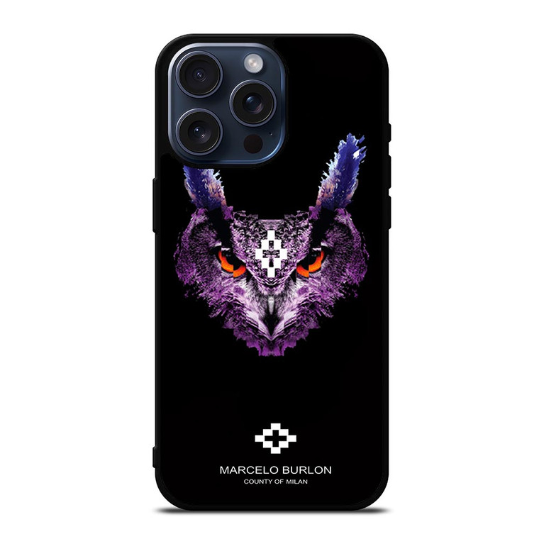 MARCELO BURLON OWL iPhone 15 Pro Max Case Cover