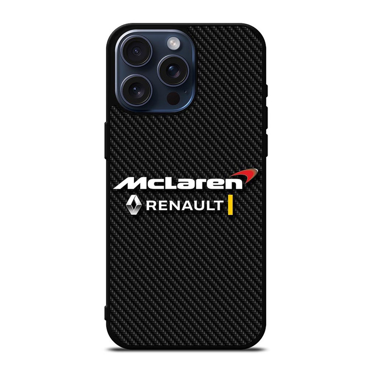 MCLAREN RENAULT LOGO iPhone 15 Pro Max Case Cover