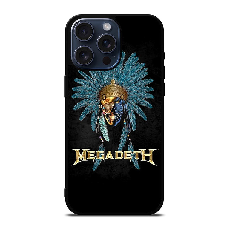 MEGADETH INDIAN LOGO iPhone 15 Pro Max Case Cover