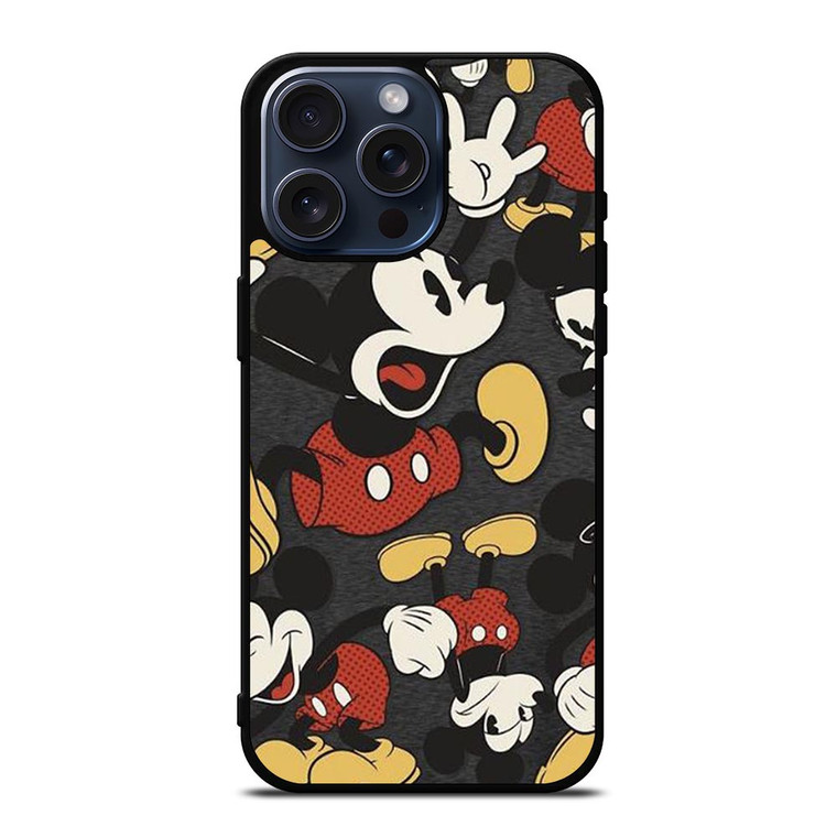 MICKEY MOUSE DISNEY CARTOON iPhone 15 Pro Max Case Cover