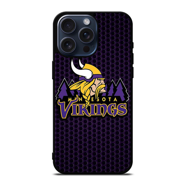MINNESOTA VIKINGS NFL iPhone 15 Pro Max Case Cover