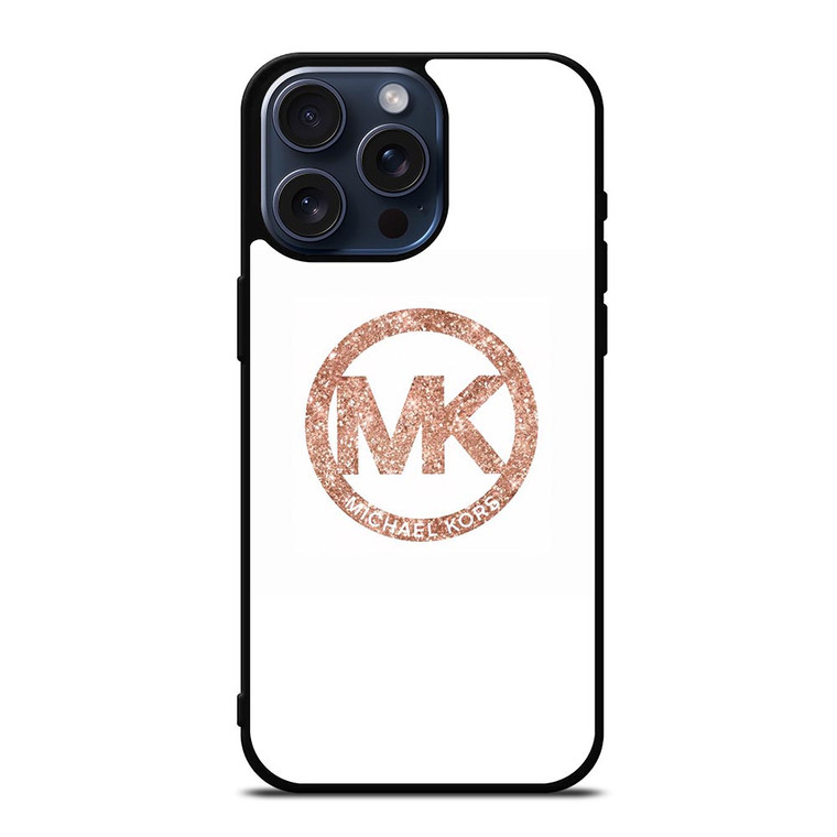 MK MICHAEL KORS LOGO SPARKLE ICON iPhone 15 Pro Max Case Cover