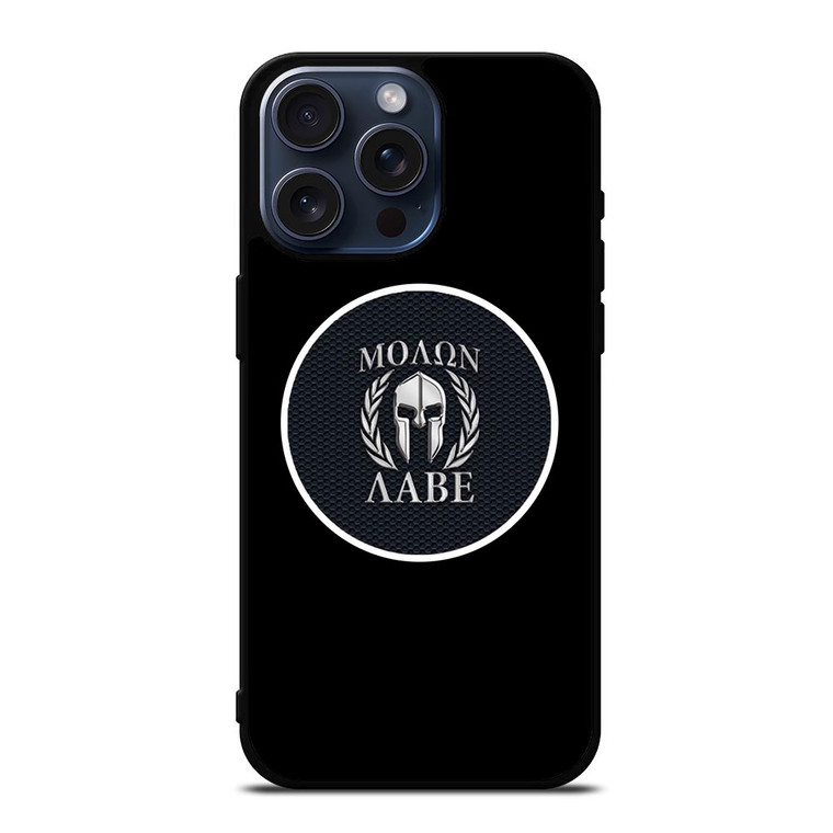 MOLON LABE LOGO BADGE iPhone 15 Pro Max Case Cover
