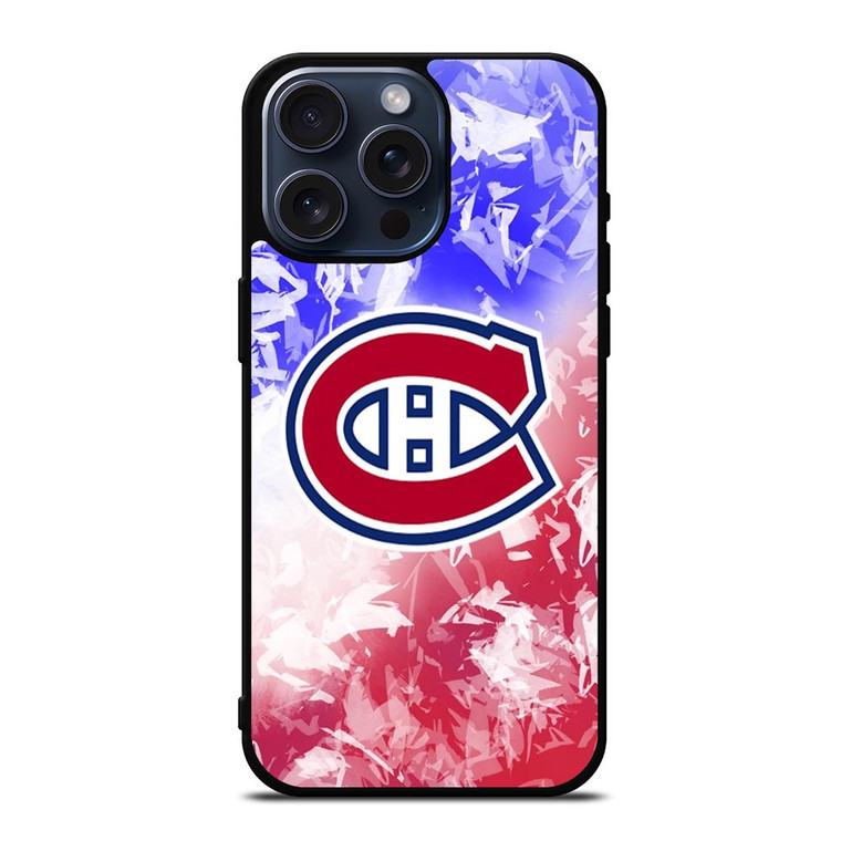 MONTREAL CANADIENS ART LOGO iPhone 15 Pro Max Case Cover