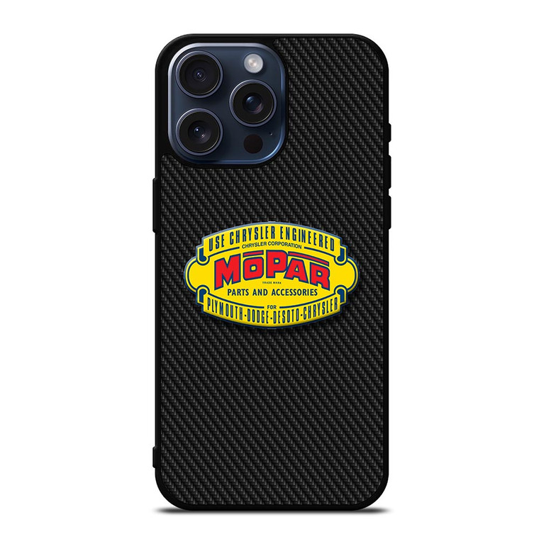 MOPAR CAR VINTAGE CARBON iPhone 15 Pro Max Case Cover MOPAR CAR VINTAGE CARBON iPhone 15 Pro Max Case Cover