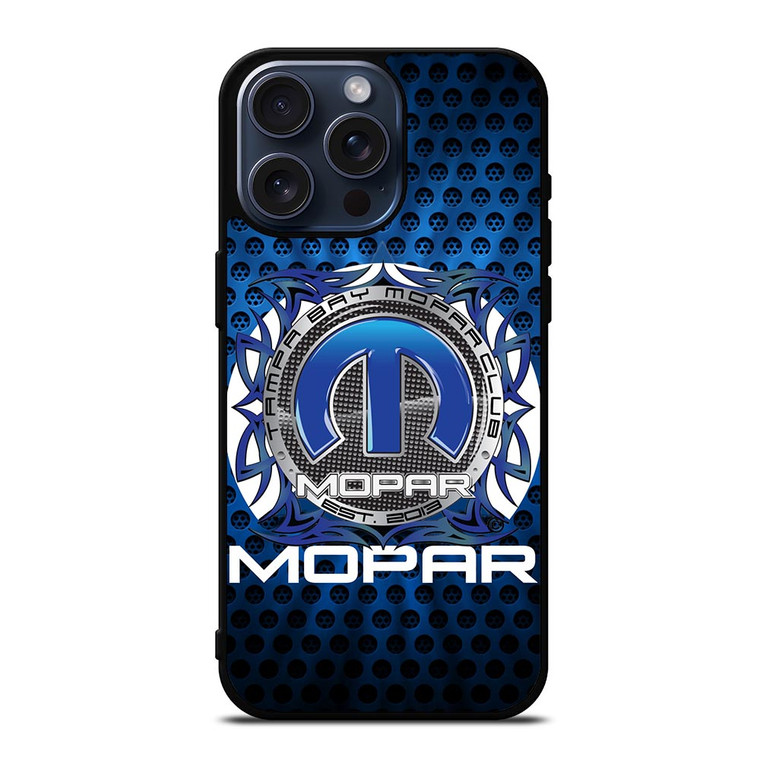 MOPAR METAL LOGO iPhone 15 Pro Max Case Cover