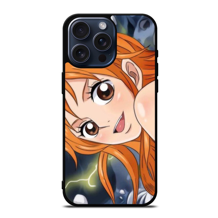 NAMI FACE ONE PIECE ANIME iPhone 15 Pro Max Case Cover