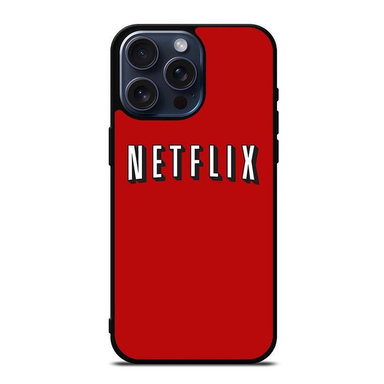 NETFLIX LOGO ICON iPhone 15 Pro Max Case Cover