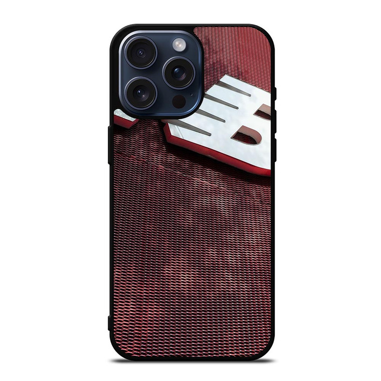 NEW BALANCE NB RED METAL iPhone 15 Pro Max Case Cover