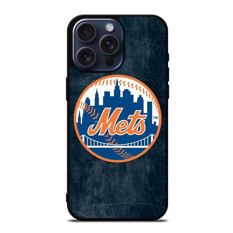 NEW YORK METS BASEBALL LOGO iPhone 15 Pro Max Case Cover