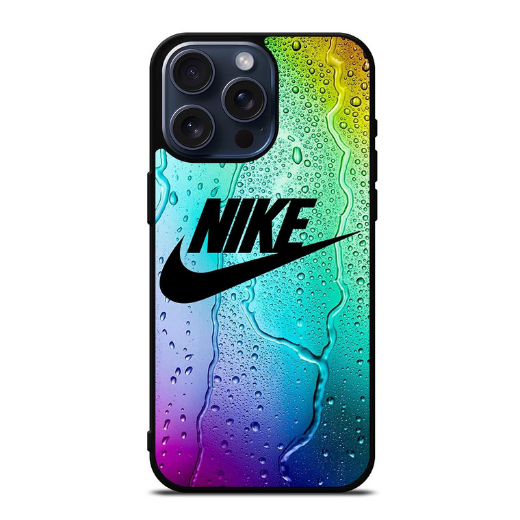 NIKE RAINBOW DROPS iPhone 15 Pro Max Case Cover