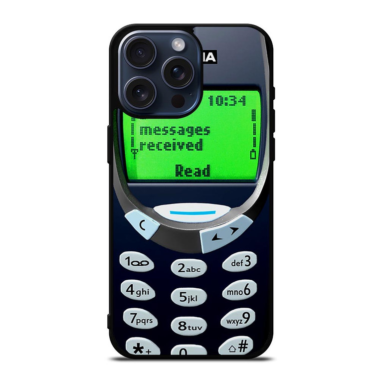 NOKIA CLASSIC PHONE 3310 iPhone 15 Pro Max Case Cover NOKIA CLASSIC PHONE 3310 iPhone 15 Pro Max Case Cover
