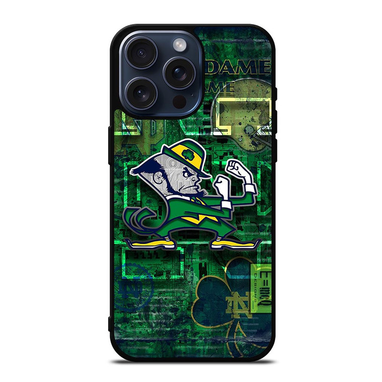 NOTRE DAME FIGHTING LOGO iPhone 15 Pro Max Case Cover