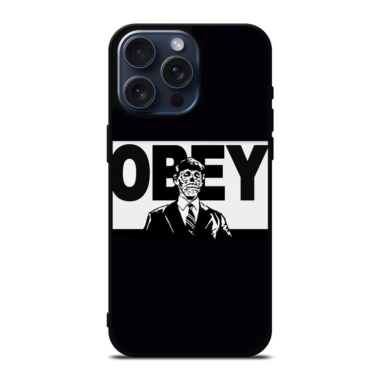 OBEY CLOTHING LOGO SKULL iPhone 15 Pro Max Case Cover