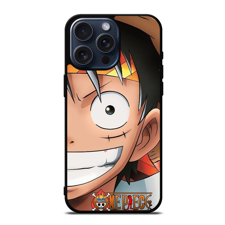 ONE PIECE LUFFY FACE iPhone 15 Pro Max Case Cover