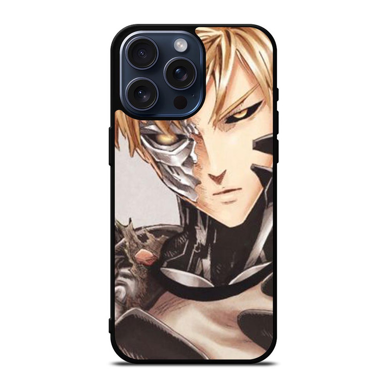 ONE PUNCH MAN GENOS FACE iPhone 15 Pro Max Case Cover