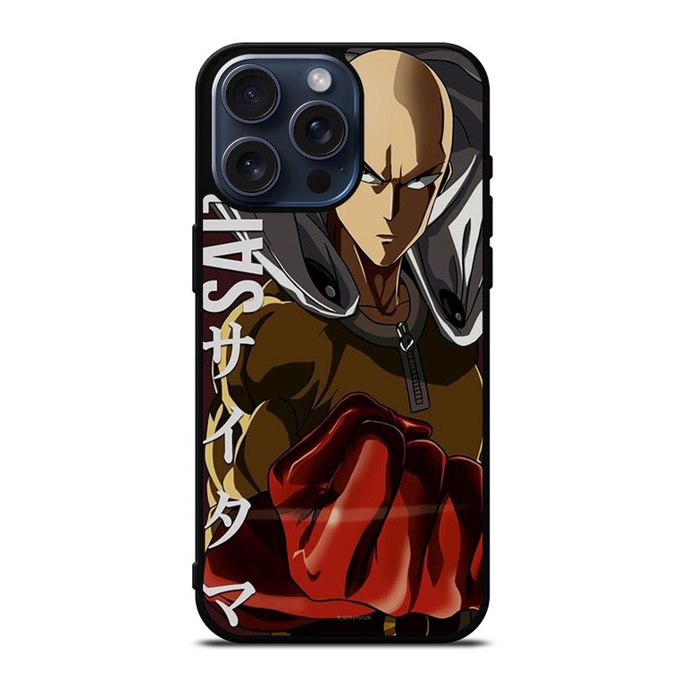 ONE PUNCH MAN SAITAMA ANIME iPhone 15 Pro Max Case Cover