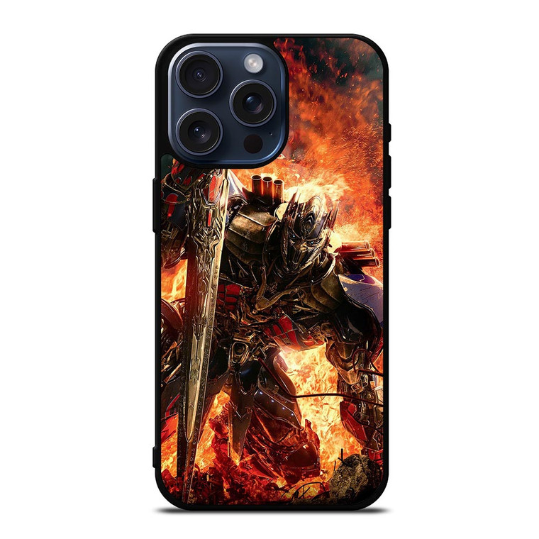 OPTIMUS PRIME TRANSFORMERS 4 iPhone 15 Pro Max Case Cover