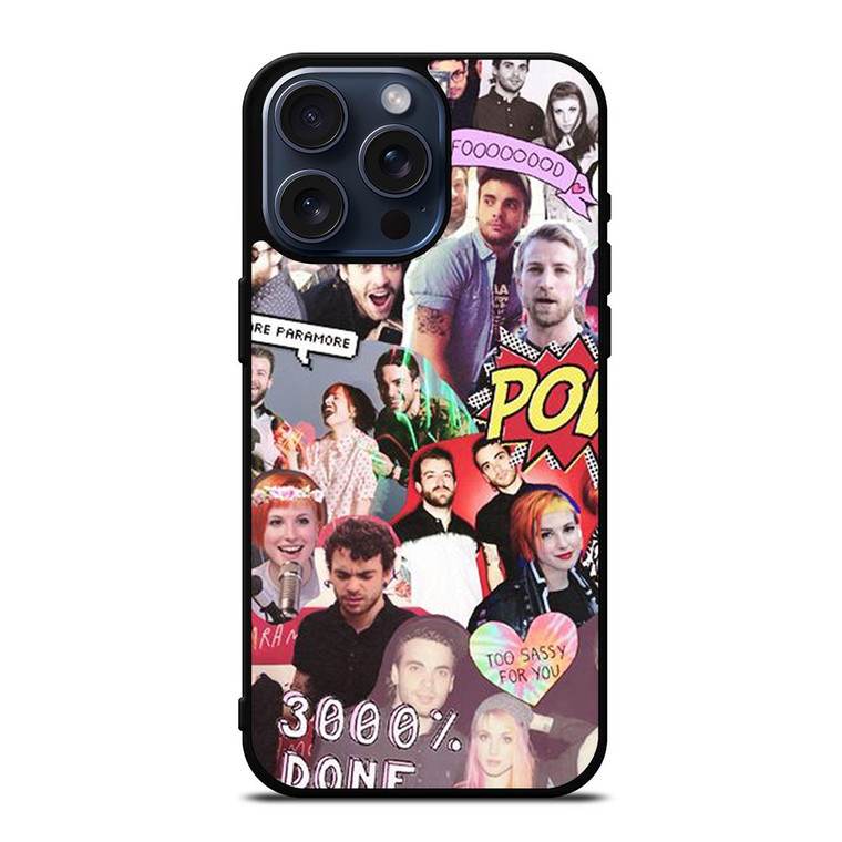 PARAMORE BAND COLLAGE iPhone 15 Pro Max Case Cover