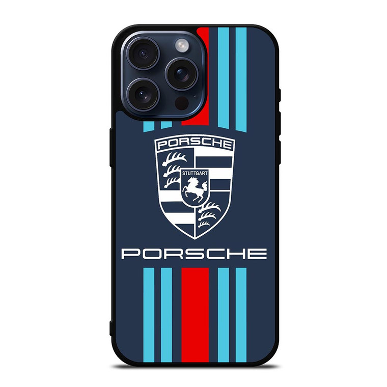 PORSCHE STUTTGART CAR LOGO ICON iPhone 15 Pro Max Case Cover