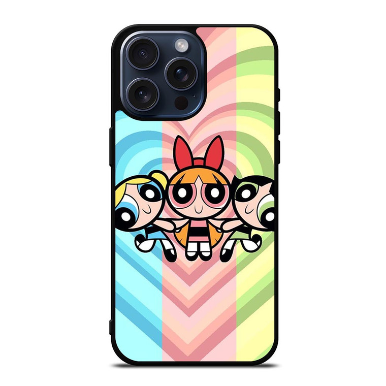 POWERPUFF GIRLS CARTOON NETWORK iPhone 15 Pro Max Case Cover